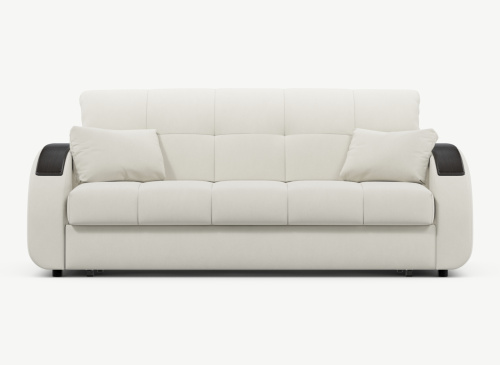 Диван прямой,Белый Велюр фото в интернет-магазине BestWood