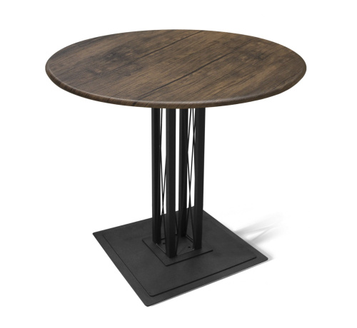 Стол барный 80х80х75,2/Черный Муар/Палисандр фото в интернет-магазине BestWood