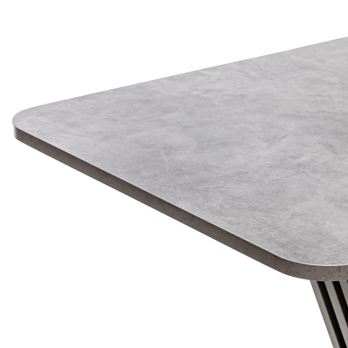 Стол раздвижной Гросс 120х75х75,5 Камень темный/Графит фото в интернет-магазине BestWood