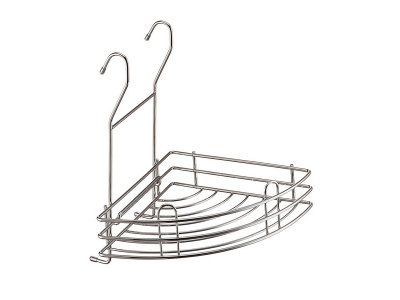 Полка угловая одноярусная малая /Хром фото в интернет-магазине BestWood