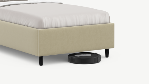 Кровать с ПМ 99х210х91/Кремовый фото в интернет-магазине BestWood