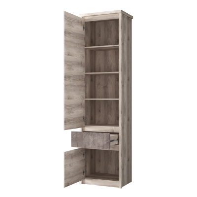 Шкаф 2D1S 56,2х40х210 /Каштан найроби/Оникс фото в интернет-магазине BestWood