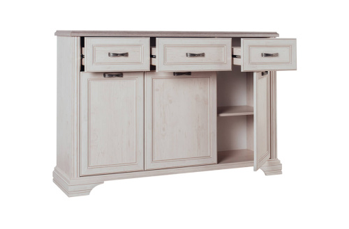 Тумба 3D3S 144,4х37,6х95,3 Сосна винтаж/Дуб анкора фото в интернет-магазине BestWood
