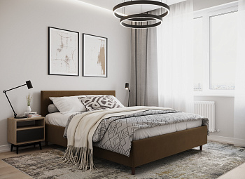 Кровать СМ 120х200,Ореховый 