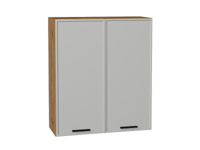 Кухонный гарнитур Фрейм-02  220х60х234/Grey Silk фото в интернет-магазине BestWood