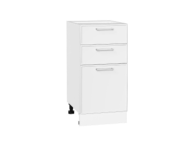 Кухонный гарнитур Квадро-04 340/160х60х234/Белый фото в интернет-магазине BestWood