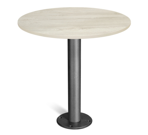 Стол барный 80х80х76,5/Черный Муар/Дуб Беленый фото в интернет-магазине BestWood