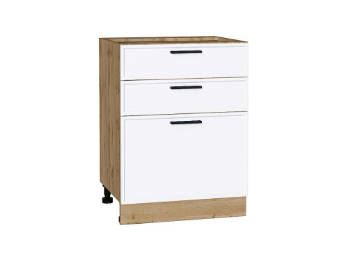 Кухонный гарнитур Фрейм-01  230х60х178,2/White Silk фото в интернет-магазине BestWood