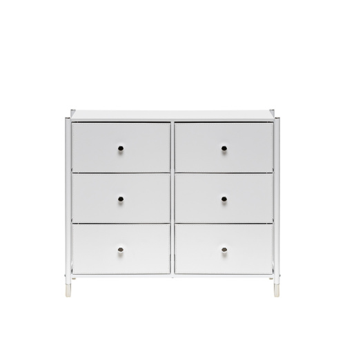 Комод Нирита/Хайди, 6 ящиков 88,5х30х77,3/Белый фото в интернет-магазине BestWood