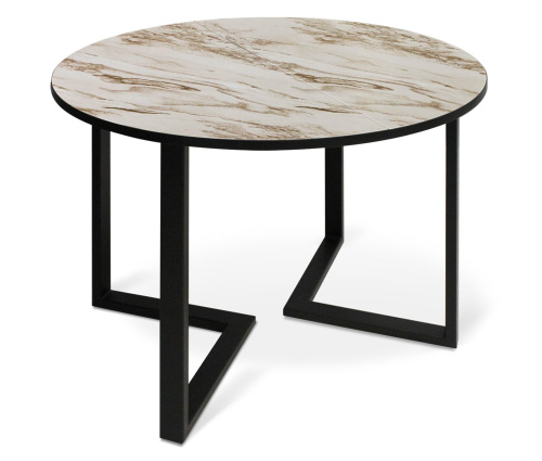 Обеденная группа 100(140)х100х76 Браун/Серый фото в интернет-магазине BestWood