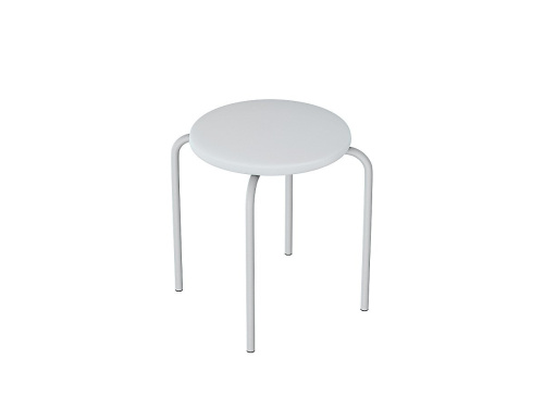 Табурет 33,5х33,5х45,5/White фото в интернет-магазине BestWood