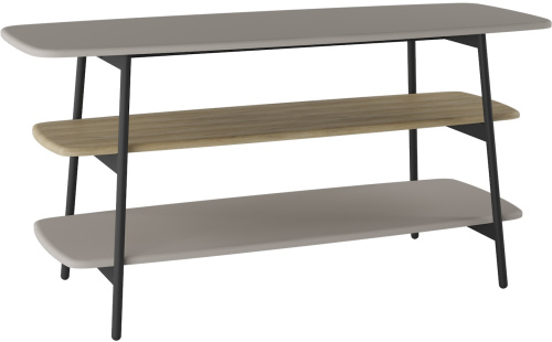 Тумба под ТВ 120х45х60/Капучино/Дуб Сонома фото в интернет-магазине BestWood