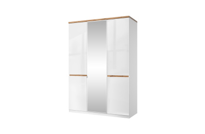 Шкаф 3DG HZ  149,8х58,1х215 Белый/Дуб вотан фото в интернет-магазине BestWood