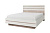 Кровать 160 без ПМ 165,6х205,3х110,1 Персидкий жемчуг/Мадура