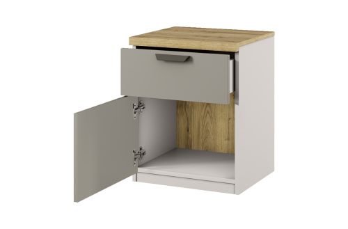 Тумба 1D1S 45,2х39,4х57,7 Персидский жемчуг/Ирл.ликер фото в интернет-магазине BestWood