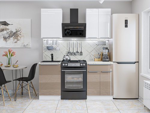 Кухонный гарнитур Фьюжн-05  110х60х214/Angel/Gallant фото в интернет-магазине BestWood