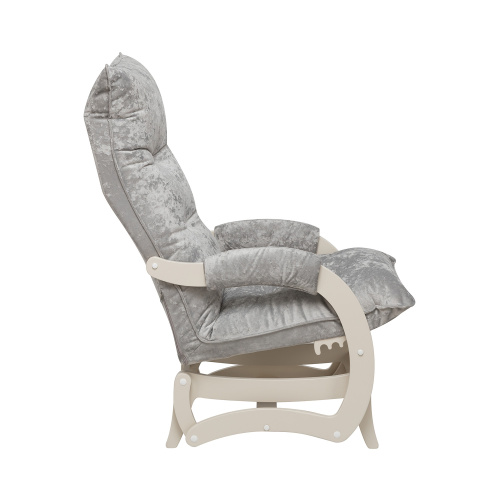 Кресло-маятник Луно,Слоновая кость,Светло-серый,62х89,5х110см. фото в интернет-магазине BestWood