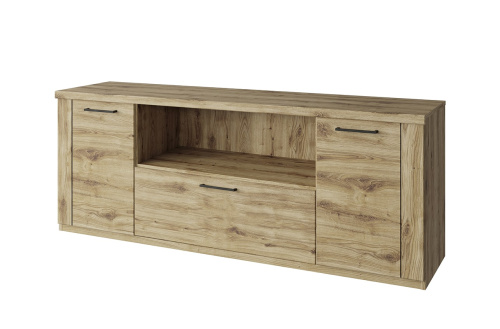 Тумба TV 2D1SN B 179,8х41х63,4/Дуб Наварра фото в интернет-магазине BestWood