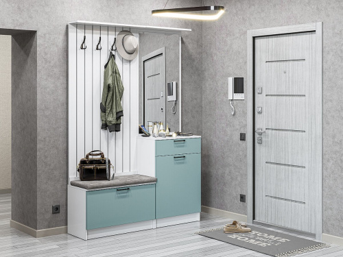 Стиль-02 140х38х209/Grey-green фото в интернет-магазине BestWood