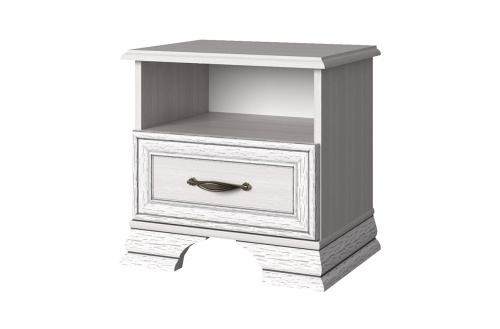 Тумба прикроватная 1S 49х37х47,9/Вудлайн кремовый фото в интернет-магазине BestWood