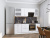 Кухонный гарнитур Сканди-02  220х60х214/White Softwood фото в интернет-магазине BestWood