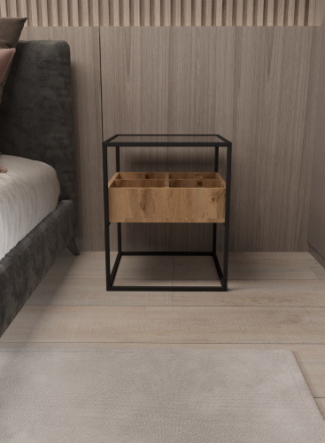 Тумба 45х45х55,5/Дуб Вотан фото в интернет-магазине BestWood