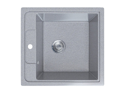 Мойка врезная 1Ч 47,8х51,8х19 /Серый фото в интернет-магазине BestWood
