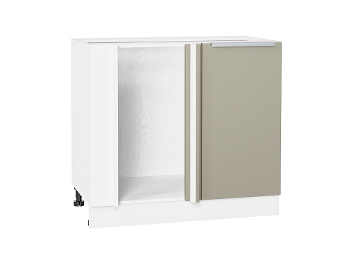 Кухонный гарнитур Фьюжн-04  250/180х60х214/Silky Grey/Silky White фото в интернет-магазине BestWood