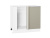 Кухонный гарнитур Фьюжн-04  250/180х60х214/Silky Grey/Silky White фото в интернет-магазине BestWood