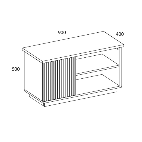 Стол журнальный 90х40х50 Персидский жемчуг/Амарок фото в интернет-магазине BestWood