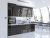 Кухонный гарнитур Фьюжн-03  260х60х214/Anthracite фото в интернет-магазине BestWood