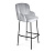 Стул барный 51х58х111/Серое Облако/Черный Муар