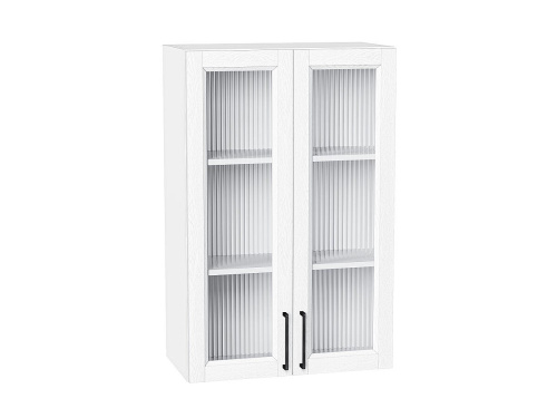 Кухонный гарнитур Сканди-04  265/159х60х234/White Silkwood фото в интернет-магазине BestWood