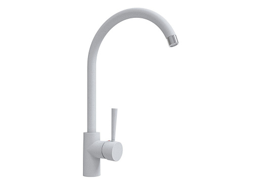 Смеситель для кухни 320/180 1Р /Матовый Белый фото в интернет-магазине BestWood