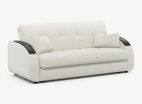 Диван прямой,Белый Велюр фото в интернет-магазине BestWood