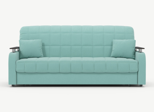 Диван прямой,Мятно-голубой Велюр фото в интернет-магазине BestWood