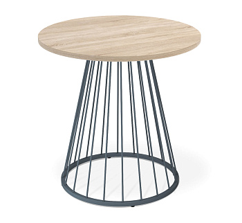 Стол универсальный Антрацит,дуб сонома,80х80х76см.