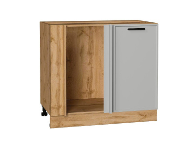 Кухонный гарнитур Фрейм-03  220/200х60х214/Grey Silk фото в интернет-магазине BestWood