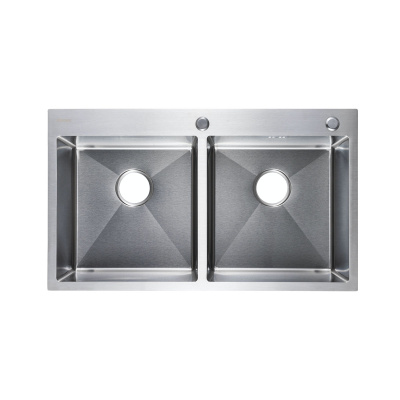 Врезная мойка 86х50,5х20/Нержавеющая сталь фото в интернет-магазине BestWood