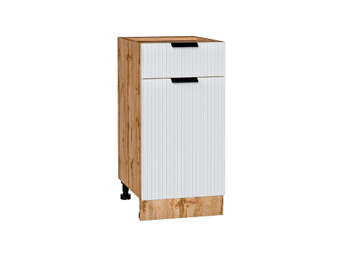 Кухонный гарнитур Евро Лайн-06  140х60х214/Дуб песочный/Белый фото в интернет-магазине BestWood