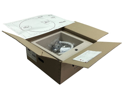 Мойка врезная 1Ч 46,5х50,5х18 /Матовый черный фото в интернет-магазине BestWood