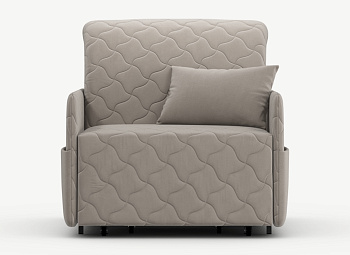 Кресло-кровать,Бежевый Велюр