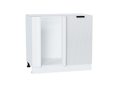 Кухонный гарнитур Евро Лайн-07  200/300х60х234/Антрацит/Белый фото в интернет-магазине BestWood