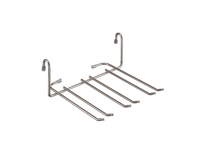 Полка навесная для фужеров /Хром фото в интернет-магазине BestWood