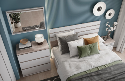 Комод 3S 80х40,6х87,1/Дуб мадура фото в интернет-магазине BestWood