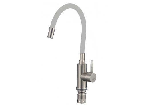 Смеситель для кухни 345/215 1Р /Серый сатин фото в интернет-магазине BestWood