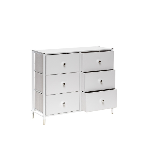 Комод Нирита/Хайди, 6 ящиков 88,5х30х77,3/Белый фото в интернет-магазине BestWood
