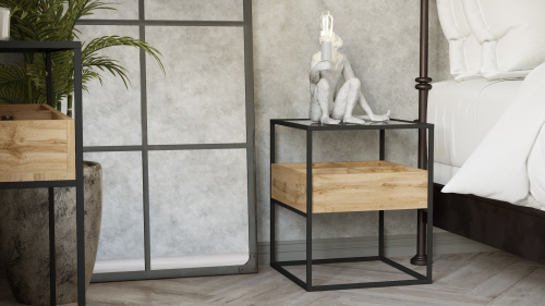 Тумба 45х45х55,5/Дуб Вотан фото в интернет-магазине BestWood