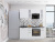 Кухонный гарнитур Флэт Плюс-01 180х60х214/White In 2S товар интернет-магазина bstwood.ru Кухонный гарнитур Флэт Плюс-01 180х60х214/White In 2S фото в интернет-магазине BestWood