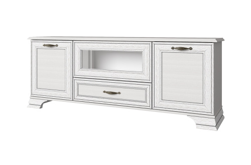 Тумба TV 1V2D1S 163,8х37х62,4/Вудлайн кремовый фото в интернет-магазине BestWood